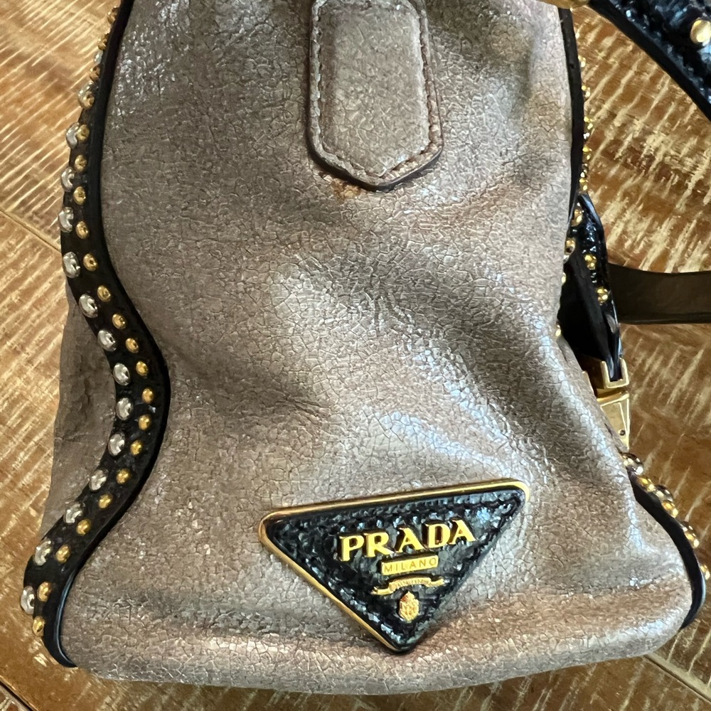Gorgeous Prada studded 2way bag! - Picture 10 of 16